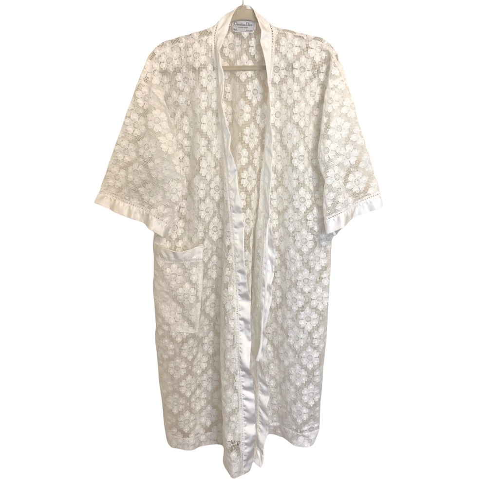 CHRISTIAN DIOR Vintage Lace Robe